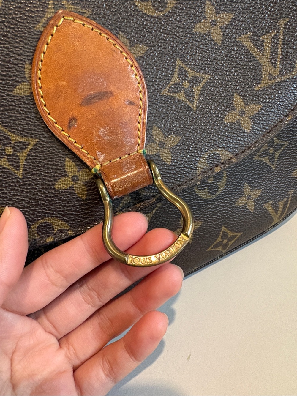 Sold Louis Vuitton TH0927 GM Saint Cloud Brown Monogram Crossbody Bag - Picture 4 of 16